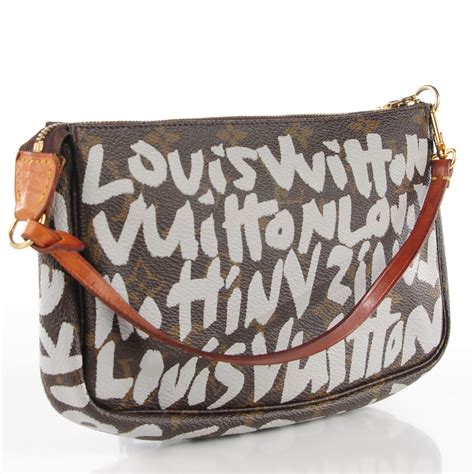 louis vuitton monogram graffiti pochette|louis vuitton pochette accessoires monogram.